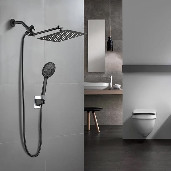 Vanityfair Rainfall Shower Head Handheld Shower Combo with Adjustable Arm
