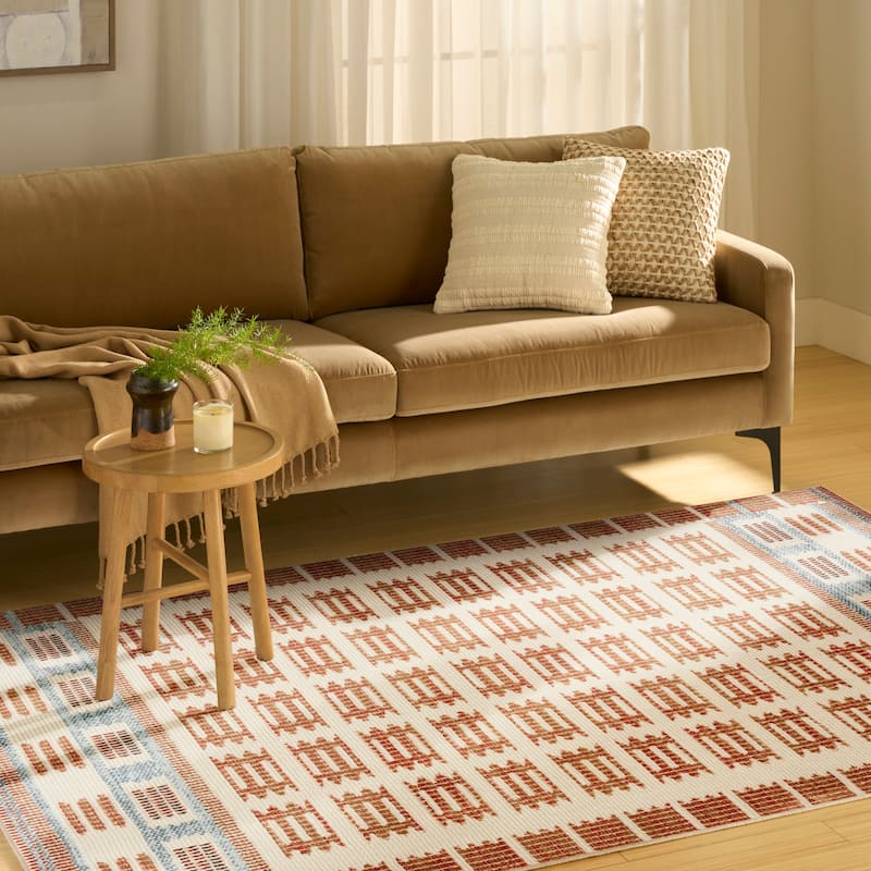 Nourison Nordic Indoor only Geometric Area Rug