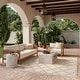 preview thumbnail 21 of 99, Nourison Easy Care Indoor/Outdoor Moroccan Trellis Area Rug 8' x 10' - Cream