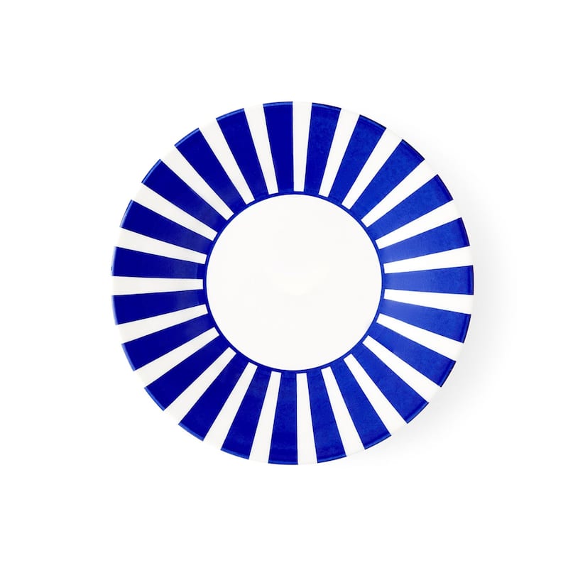 Spode Steccato Plate - 7 Inch - Bold Stripe Tidbit Plate
