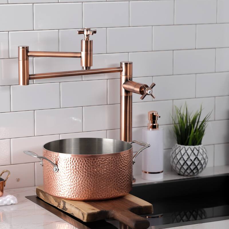 Millennium Two-Handle 1-Hole Deck Mount Pot Filler Faucet