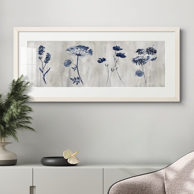 Indigo Row-Premium Gallery Framed Print
