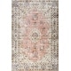 preview thumbnail 2 of 36, Nuloom Teja SplashGuard Persian Medallion Machine Washable Area Rug