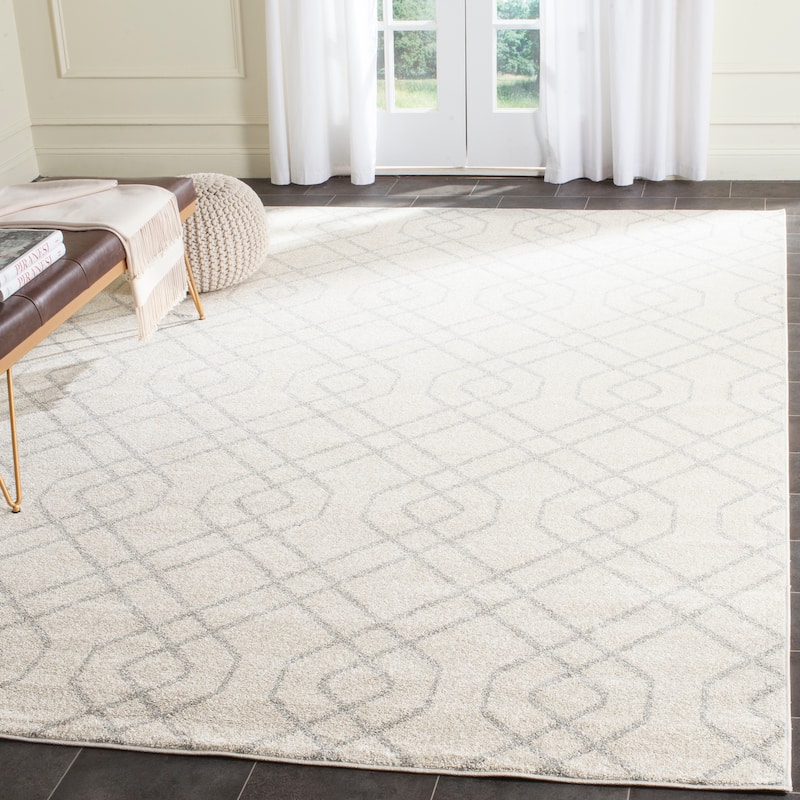 SAFAVIEH Amherst Aureliane Modern Rug - 9' x 12' - Ivory/Light Grey