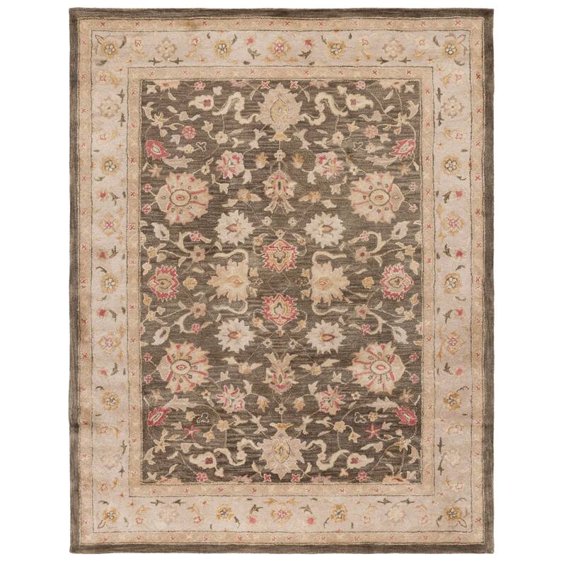 SAFAVIEH Handmade Anatolia Hasibe Traditional Oriental Hand-spun Wool Rug