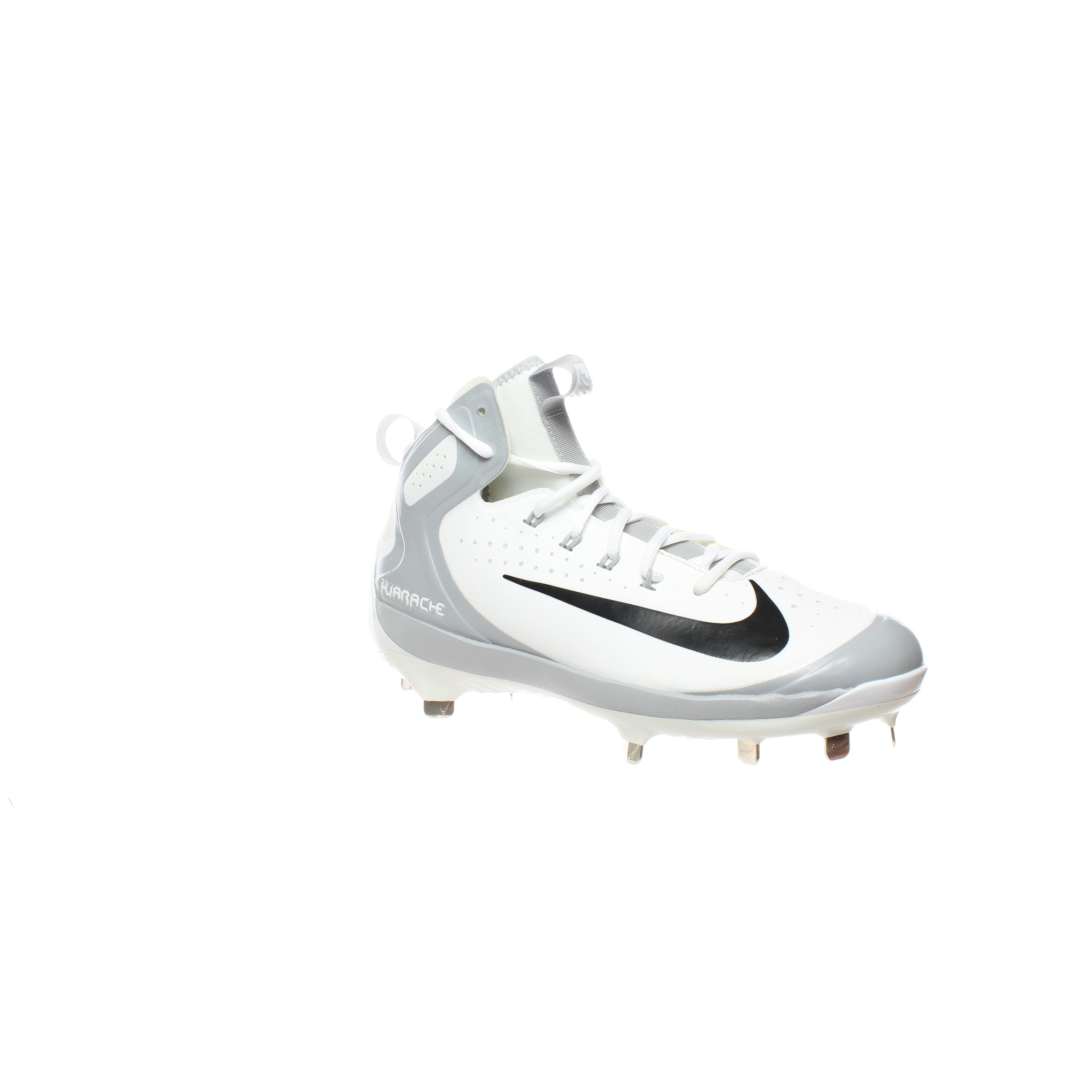 Shop Nike Mens Alpha Huarache Elite White Baseball Cleats Size 8 5