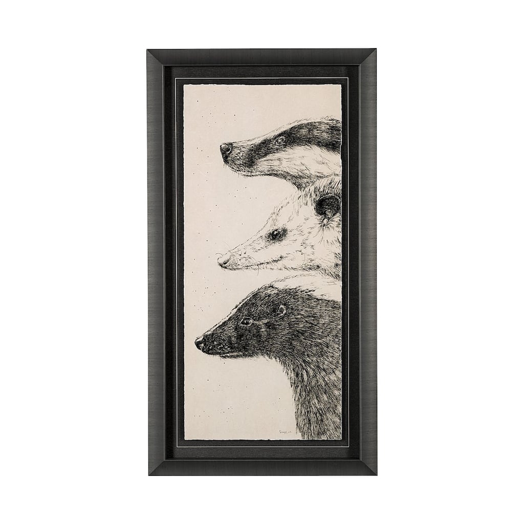 Three is a Crowd I Framed Art Print