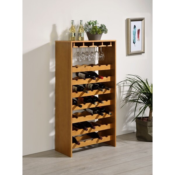 Marcio Oak 7 tier Wine Rack On Sale Bed Bath Beyond 38000612