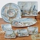 preview thumbnail 5 of 4, Certified International Coastal Landscape Rectangular Platter 14" x 10" - 14" x 10"