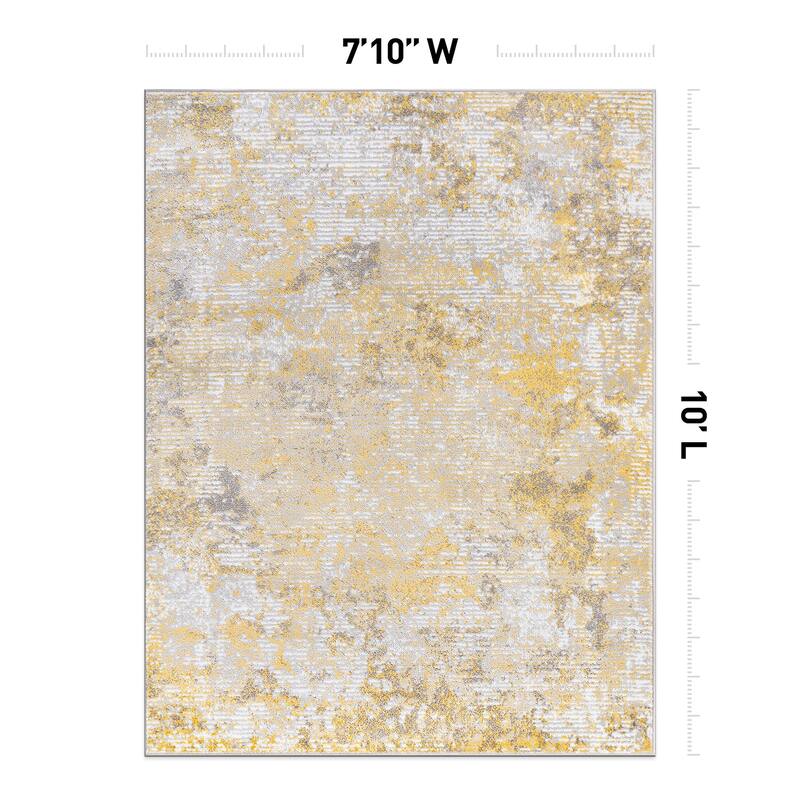 Modern Abstract Whispers Area Rug