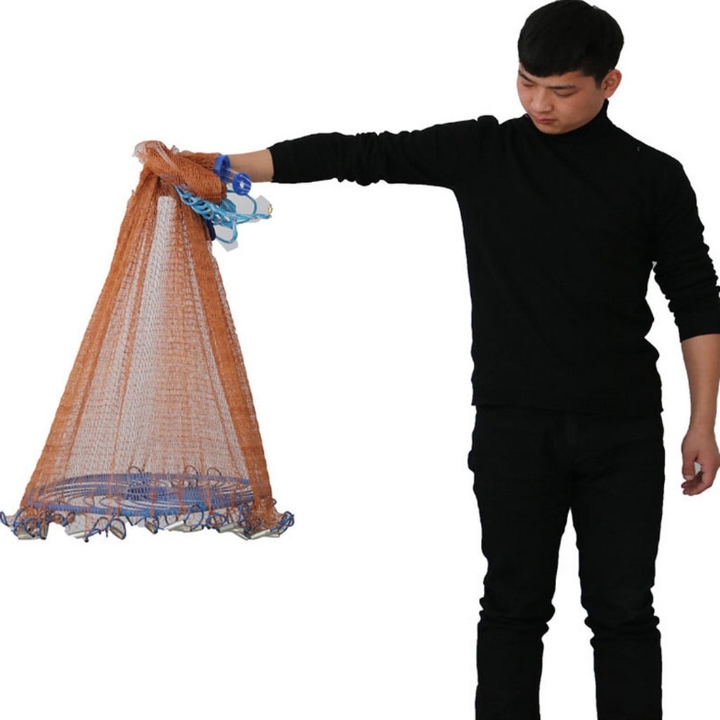 Guesthome Cast Fishing Net Fishing Nets Cast Net Fishing Cast Net Fishing  Net Aluminum Ring Catch Catcher Portable Tool, Hand Throw Fishing Mesh Net  : Amazon.in: Sports, Fitness & Outdoors