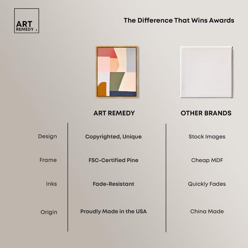 Planar Patchwork I Canvas by Art Remedy