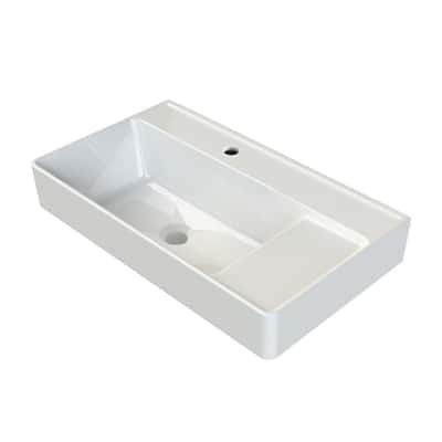 Nameeks CeraStyle 046300-U-One Hole Sharp 25-5/8" Rectangular Ceramic