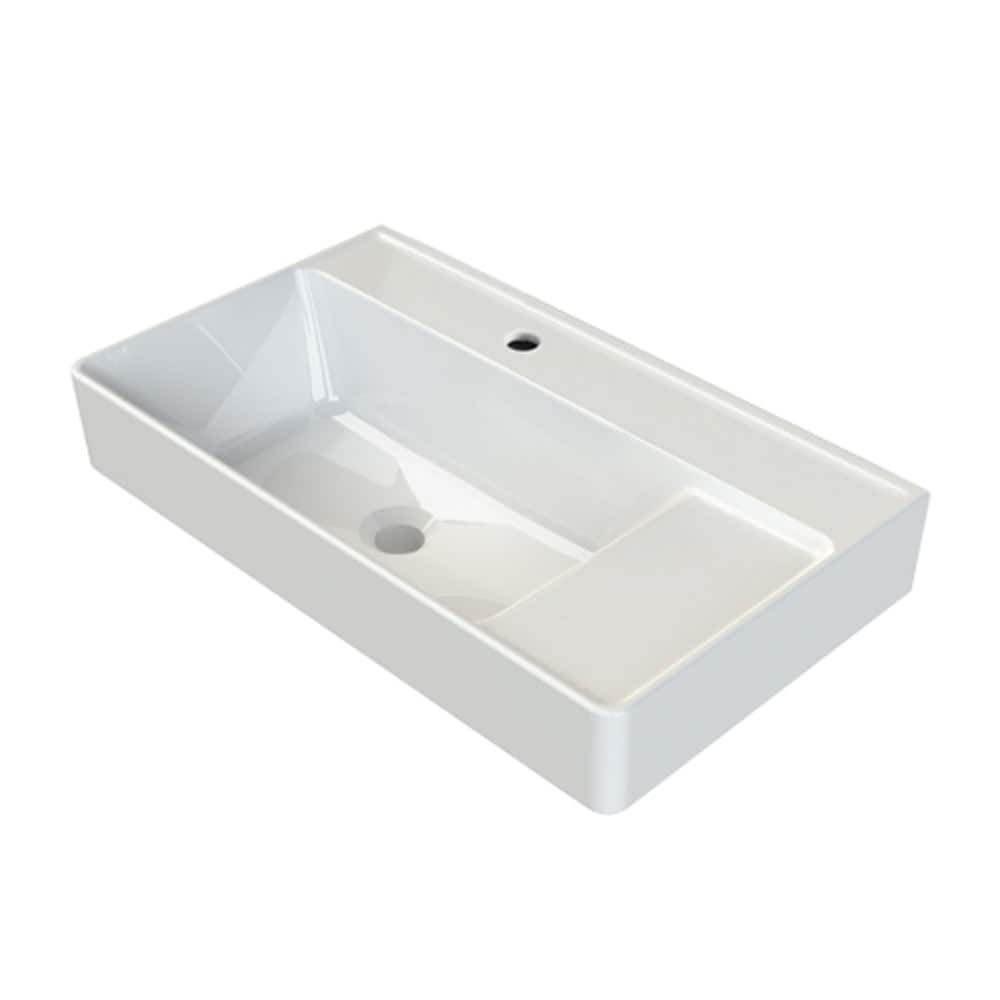 Nameeks CeraStyle 046300-U-One Hole Sharp 25-5/8" Rectangular Ceramic