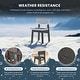 preview thumbnail 63 of 68, Garden Party Kids Outdoor 5-Pieces Dining Set