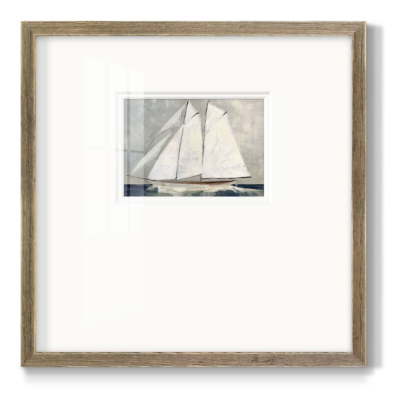 Setting SailPremium Framed Print