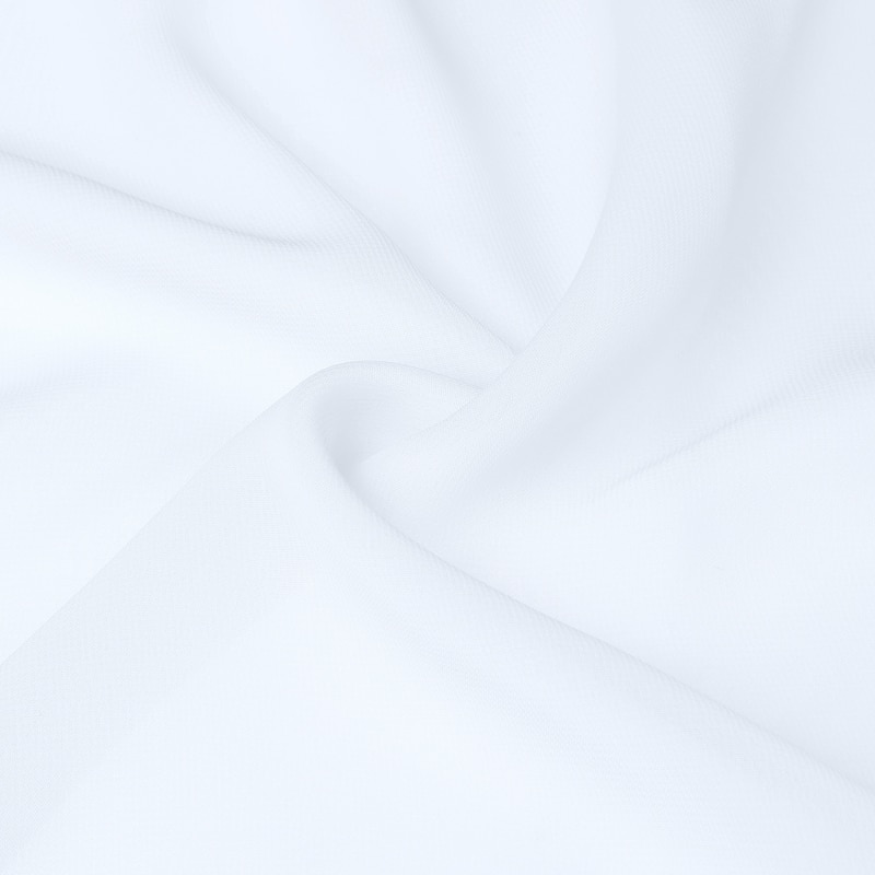 6 Pack 10ft Chiffon Table Runners, Sheer Romantic Table Runner - 28x120 Inch - White