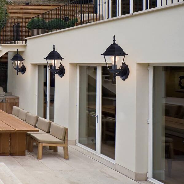 Shop Costway Outdoor Garages Front Porch Light Exterior Wall Light