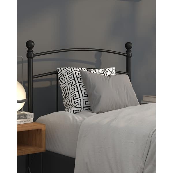 Pulman Classic Twin Size Black Metal Headboard Bed Bath & Beyond