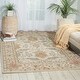preview thumbnail 32 of 57, Nourison Walden Traditional Persian Floral Bordered Area Rug 3'9" x 5'9" - Ivory - Rectangle
