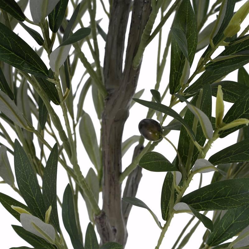 66" Artificial Olive Tree with Decorative Pot