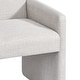 preview thumbnail 7 of 7, Modern 2Pcs Couture 23.5" W Upholstered Square Armchairs