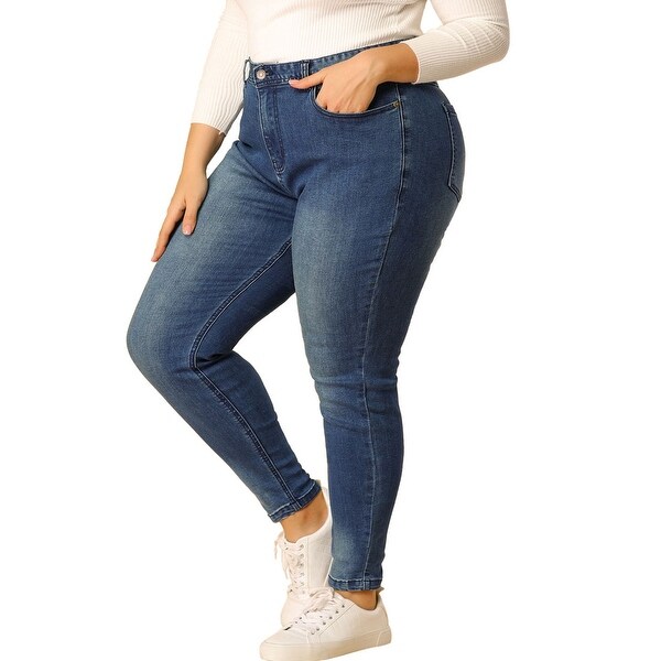 skinny jeans on plus size