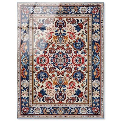 Morrocan Garden Acrylic by Art Remedy, Ready to Hang