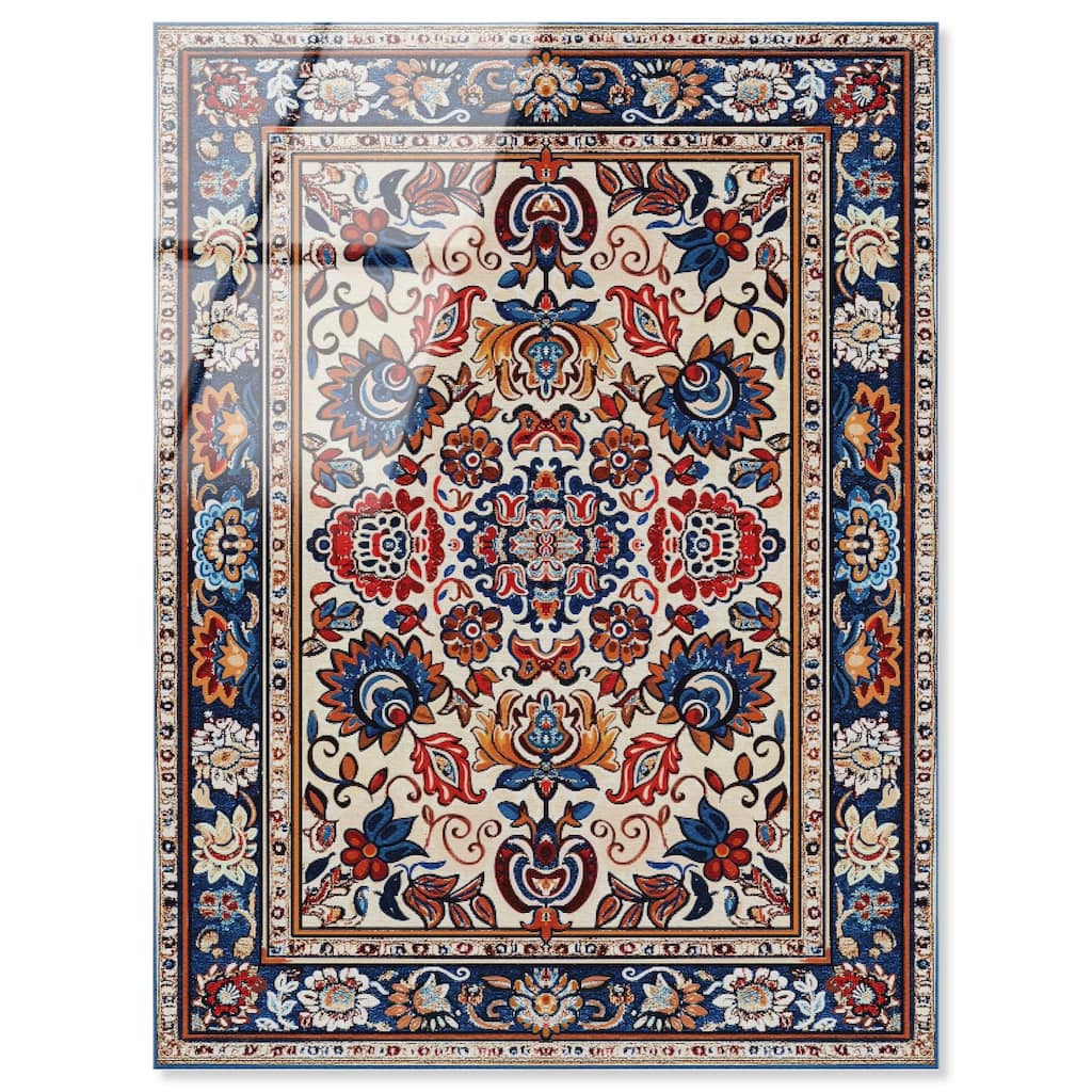 Morrocan Garden Acrylic by Art Remedy, Ready to Hang