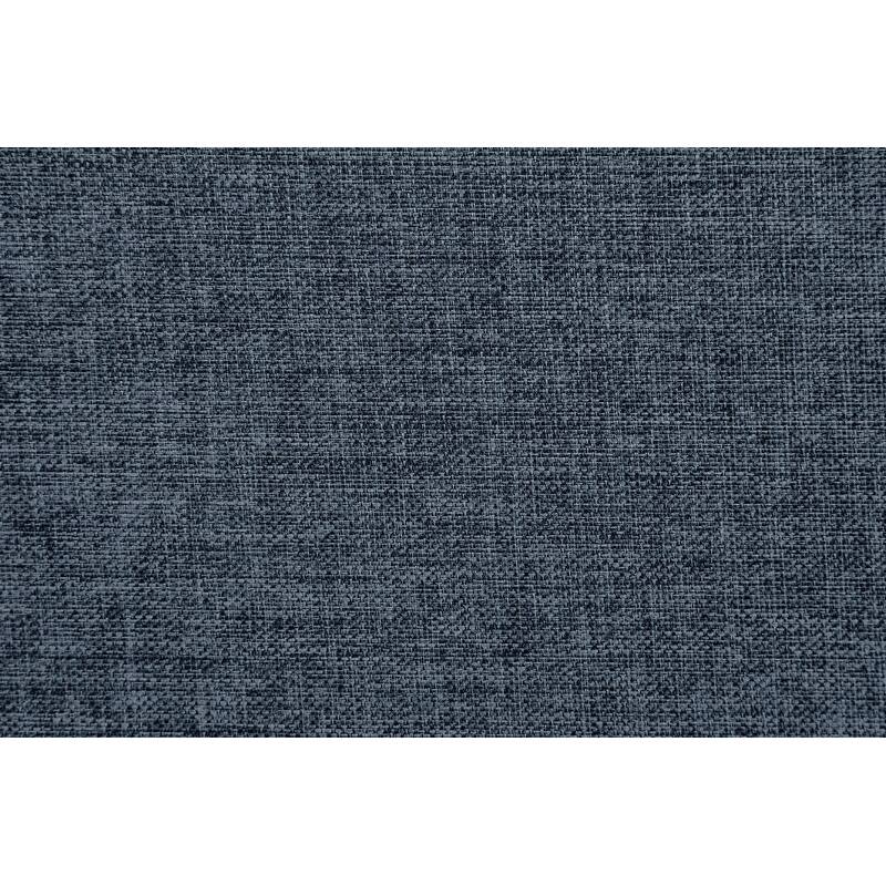 1pc Adjustable Navy Polyfiber Sofa with Solid Wood Legs and Plywood
