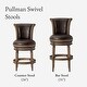 preview thumbnail 23 of 110, Maven Lane 31" Pullman Swivel Bar Height Kitchen Stool