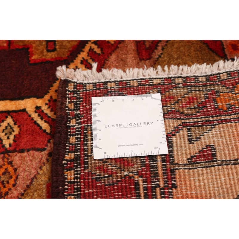 ECARPETGALLERY Hand-knotted Konya Anatolian Red Wool Rug - 3'10 x 7'0
