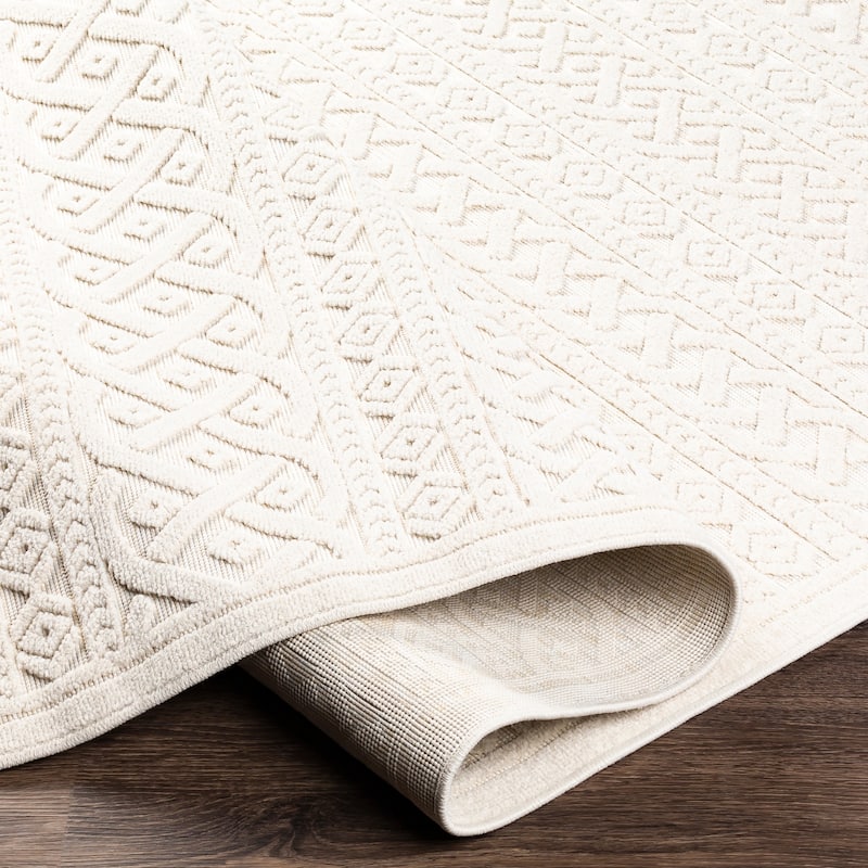 Gaines Indoor/ Outdoor Geometric Stripe Area Rug