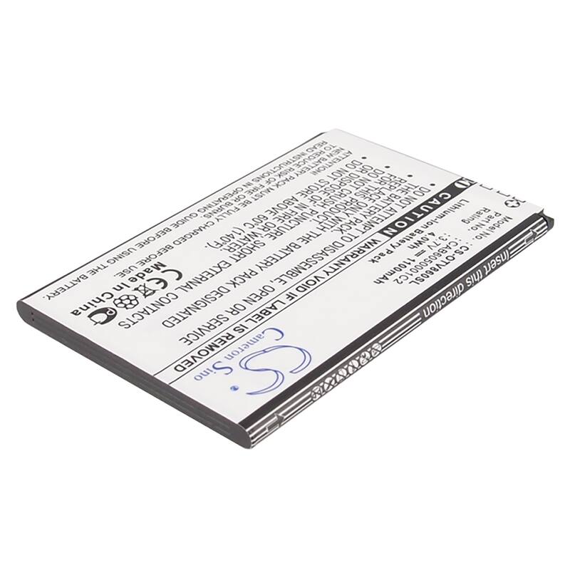 Battery for Vodafone Smart II V860 Alcatel OT-V860 CAB6050000C1 CAB6050001C2 - Black