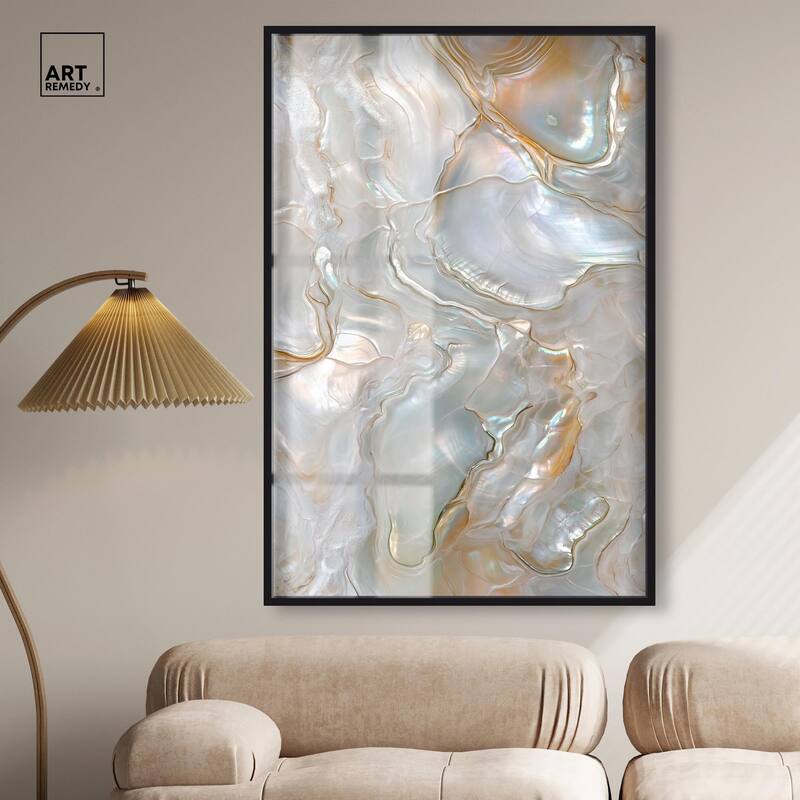 Fluid Preciousness IV Shadowbox by Art Remedy