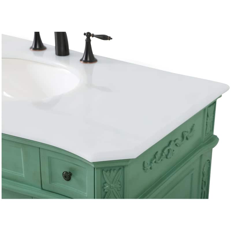 Elegant Lighting VF10142-VW Danville 42" Free Standing Single Basin