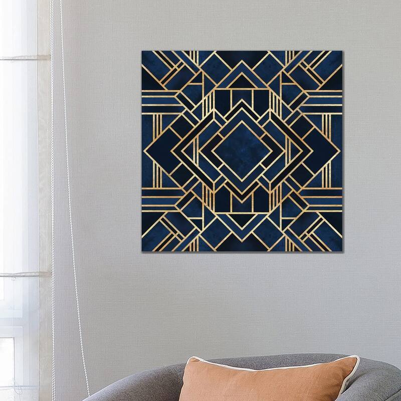 iCanvas "Art Deco III" by Elisabeth Fredriksson Canvas Print - 26x26x1.5