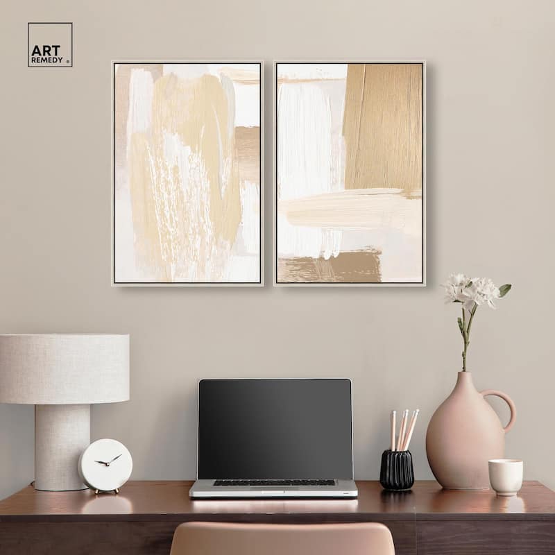 Tactile Textures II Canvas Set of 2 by Art Remedy