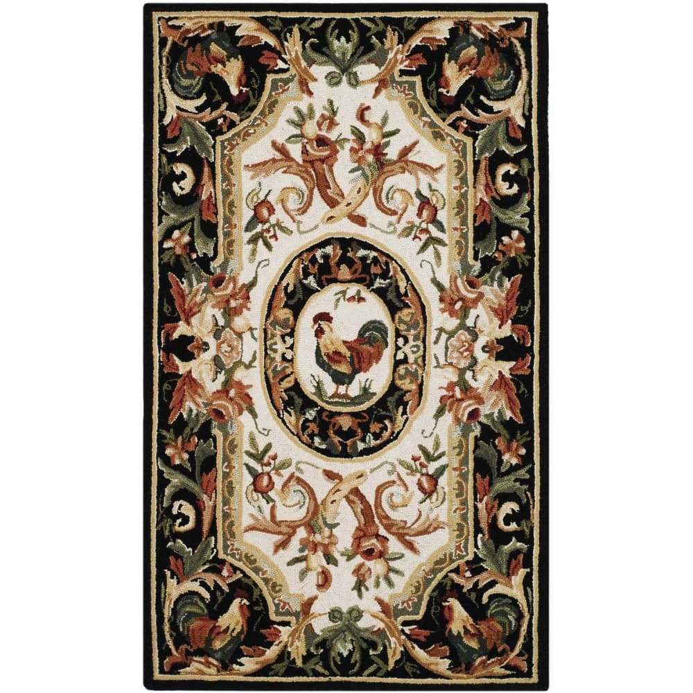 SAFAVIEH Handmade Chelsea Anni French Country Rooster Wool Rug