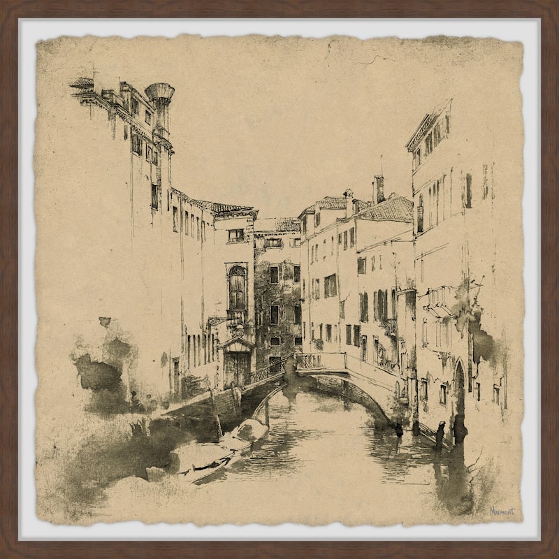 Venice Canal Framed Print