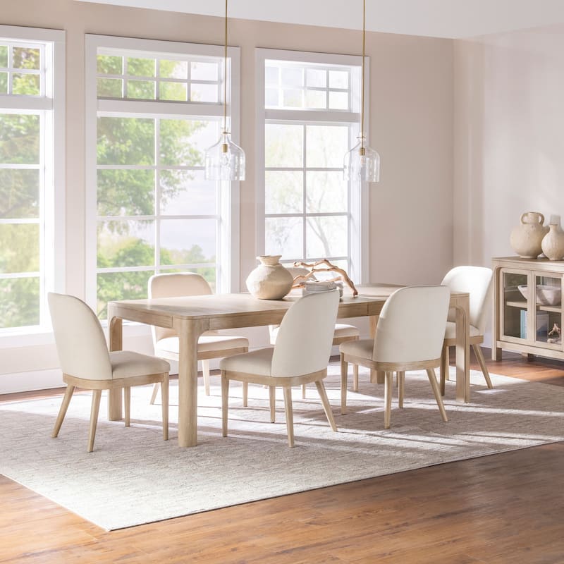 Solano Extension Table Dining Set Weathered Mango - 7-Piece Set