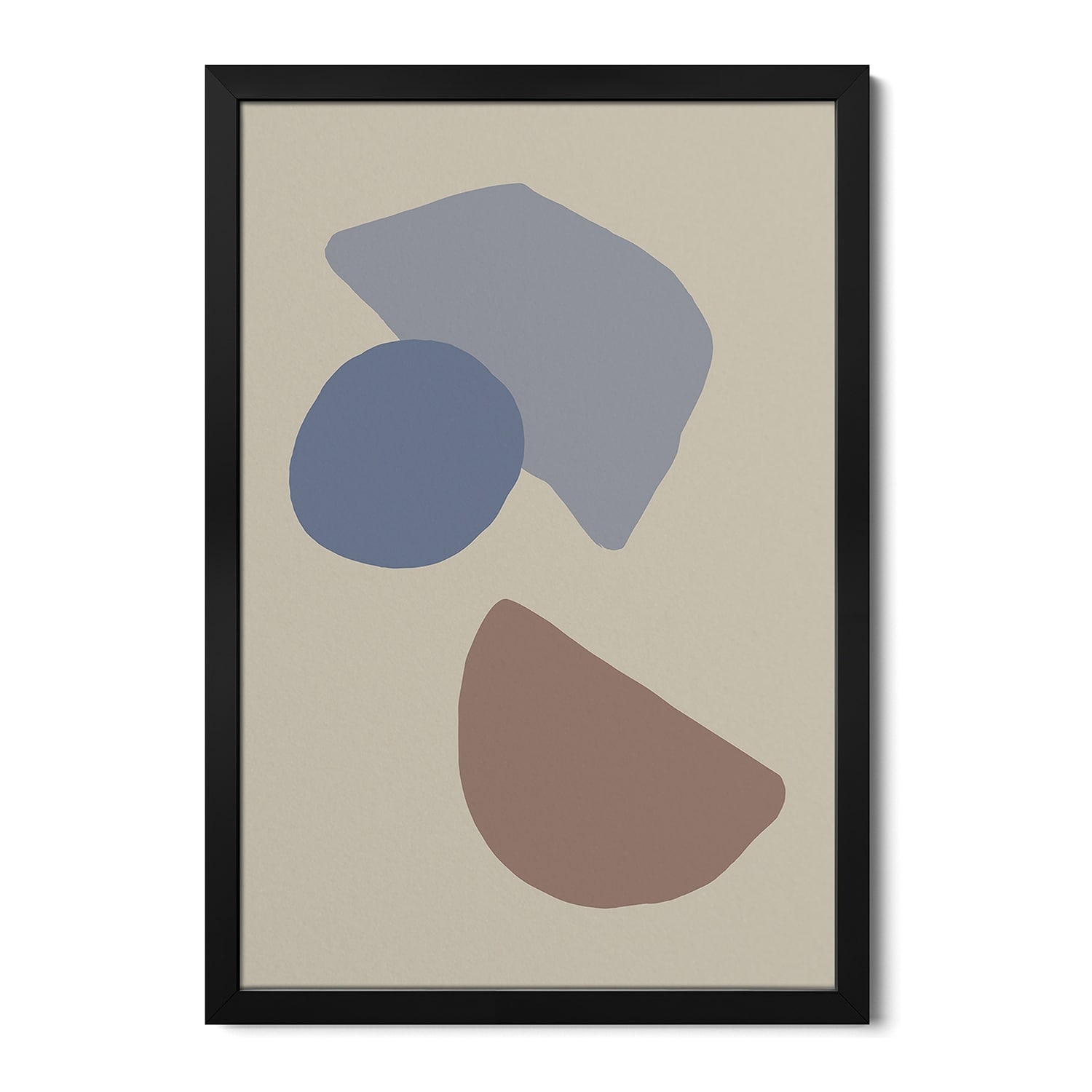 Organic Shapes IV Premium Framed Poster by 1x Studio