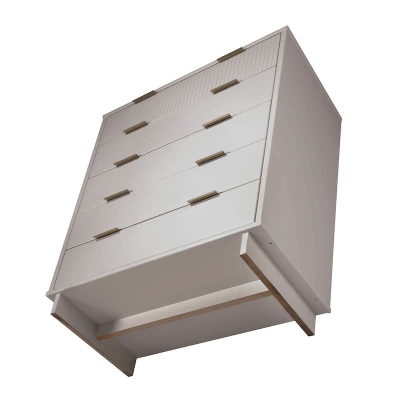Manhattan Comfort Granville 45.27" Modern Tall 5 Drawer Dresser