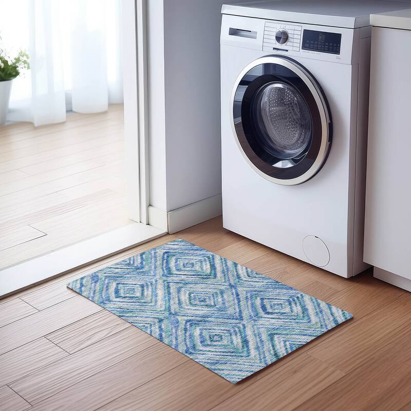 Machine Washable Indoor/ Outdoor Chantille Moroccan Boho Contemporary Rug