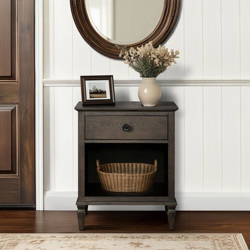 Victoria Nightstand Antique Brown