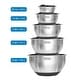 preview thumbnail 2 of 19, Viking 10pc Stainless Steel Mixing Bowl Set