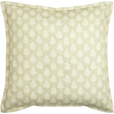 Livabliss Gardner Farmhouse Border Decorative Throw Pillow