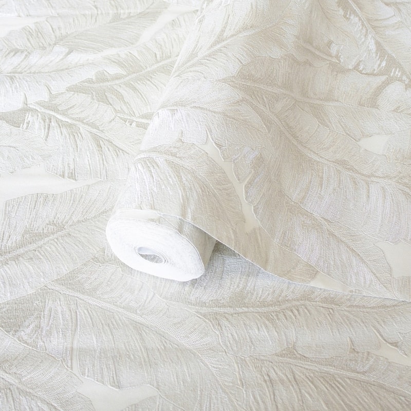 Botanical Exotic Plants Luxury Leaf Pattern Tropical Wallpaper