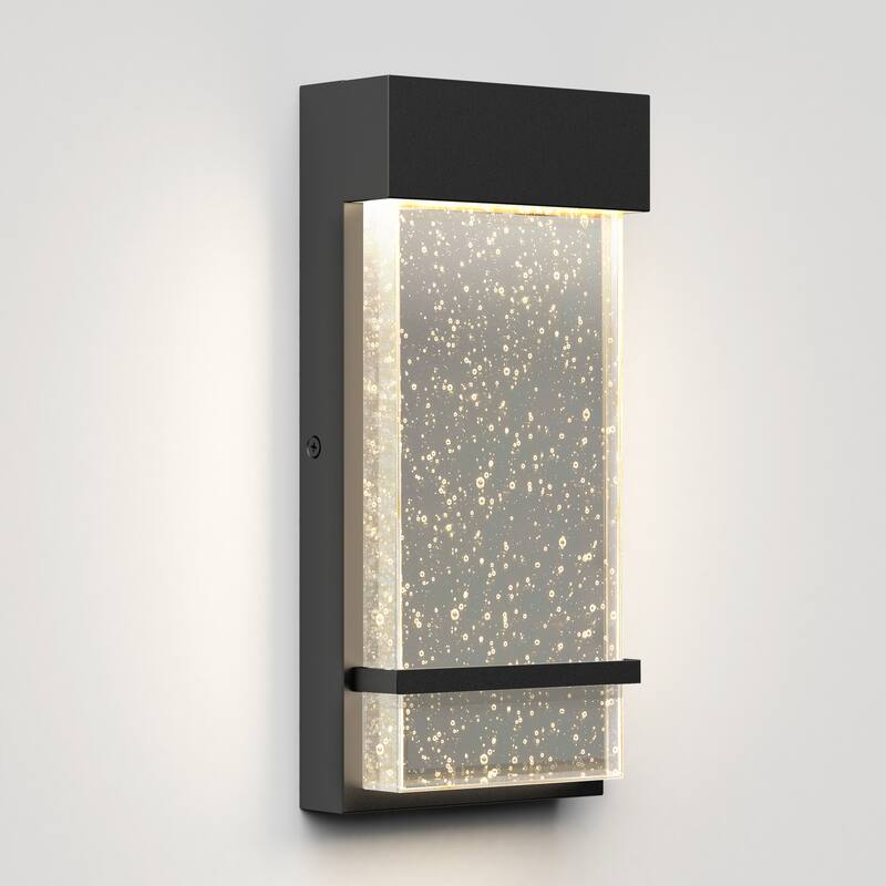 Artika Skyler Integrated LED Outdoor Wall Light, Black
