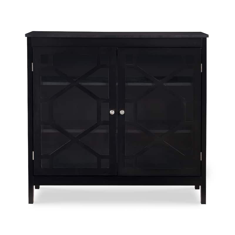 Ava Black Large Cabinet
